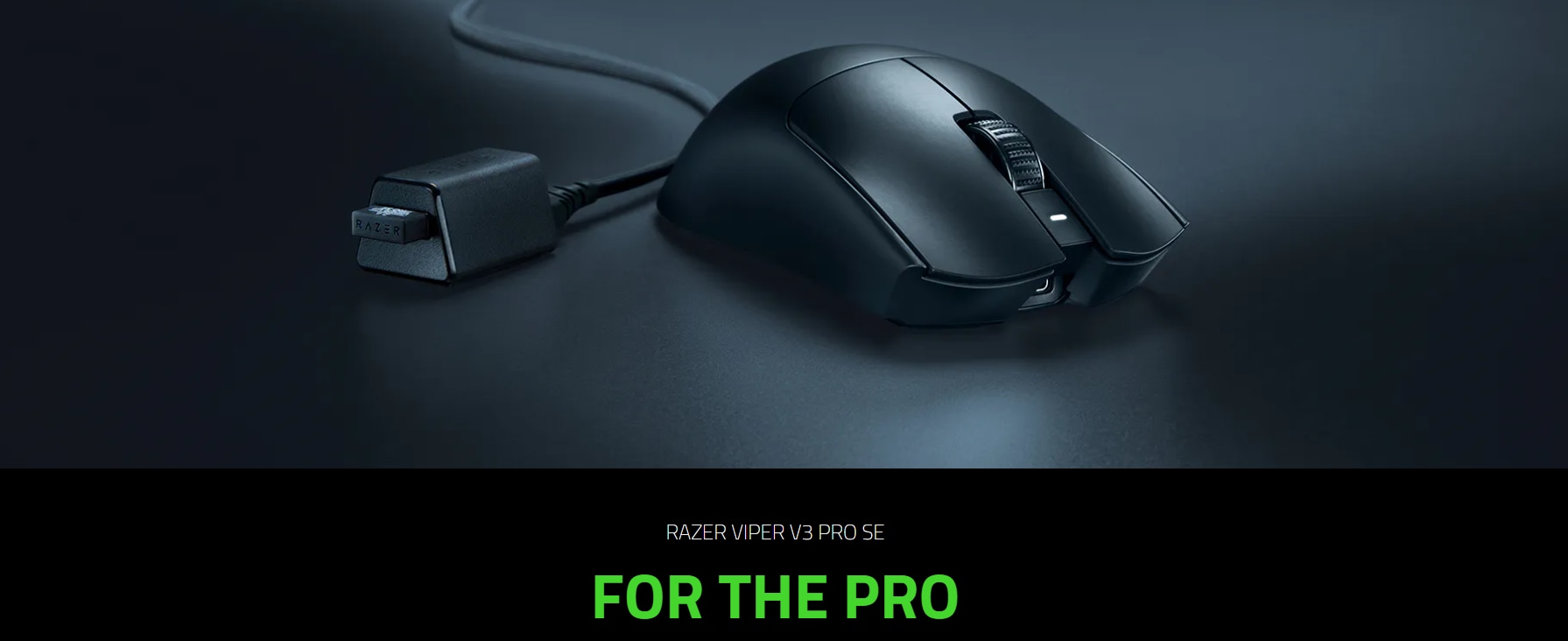 Mouse Gaming Wireless RAZER Viper V3 Pro SE, 35000 dpi, negru